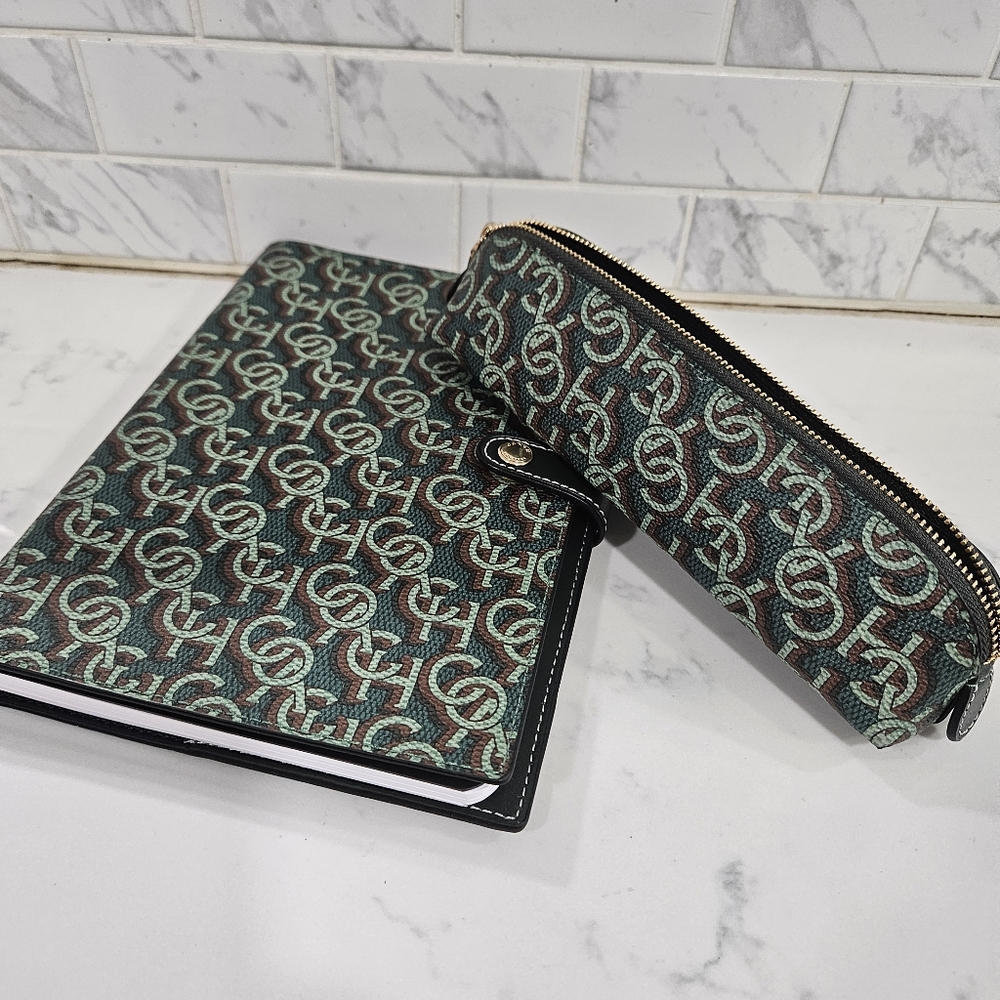 COACH Notebook and Pencil Pouch